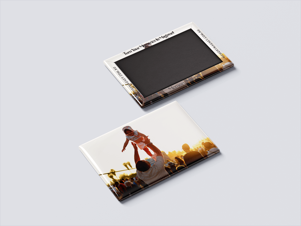 3 Custom Photo Magnet 5.5cm x 7.5cm – Personalised Fridge Magnet