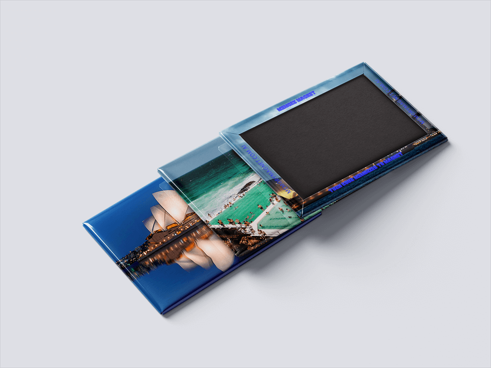 3 Custom Photo Magnet 5.5cm x 7.5cm – Personalised Fridge Magnet